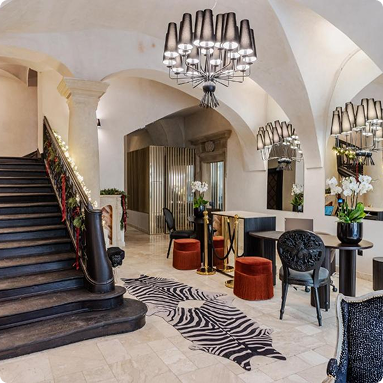 Sheraton Sopot Hotel spa room with white decor